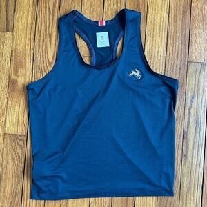 Tracksmith Twilight Crop Tank, Size S, Midnight